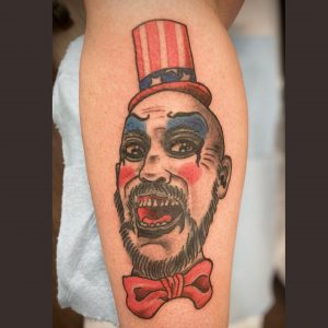 American Horror Story Portrait Tattoo -Brice